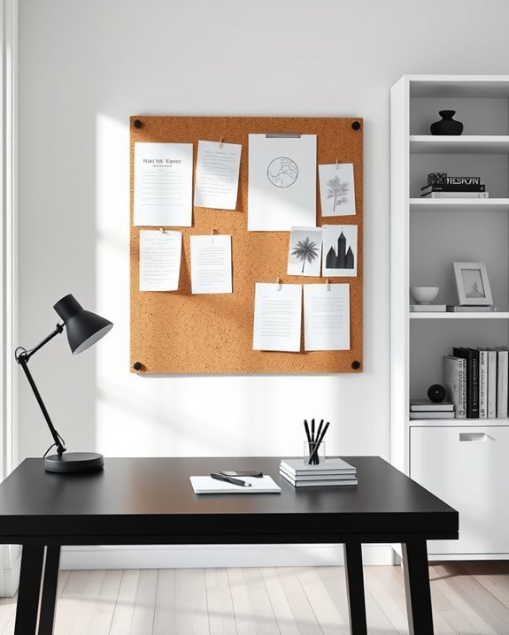 stylish functional cork boards