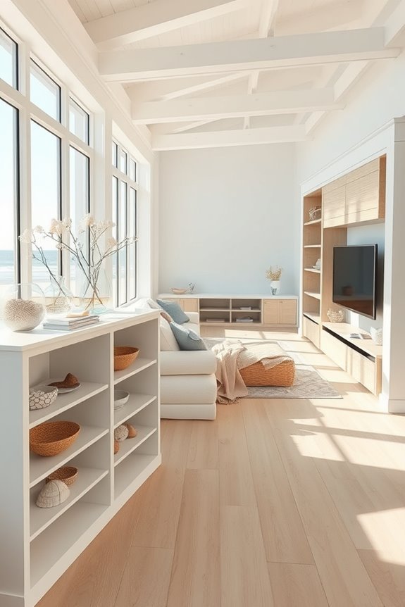 stylish functional custom built ins