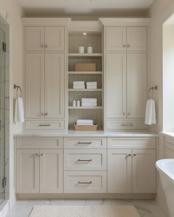 stylish functional custom cabinetry