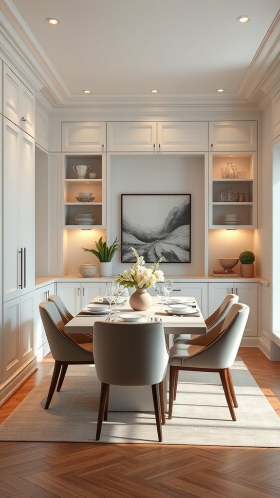stylish functional dining storage
