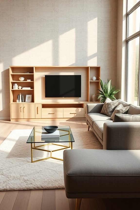 stylish functional entertainment centers