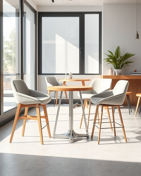 stylish functional minimalist stools