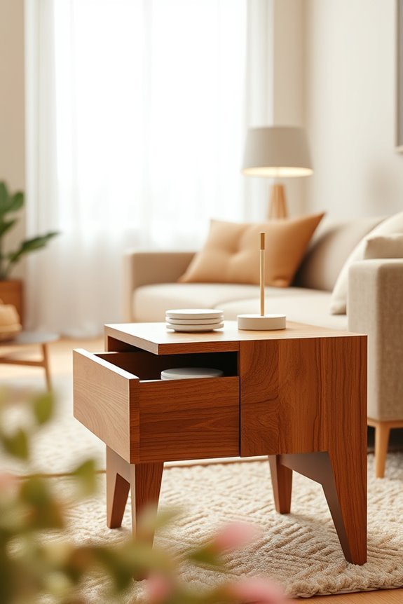 stylish functional side table