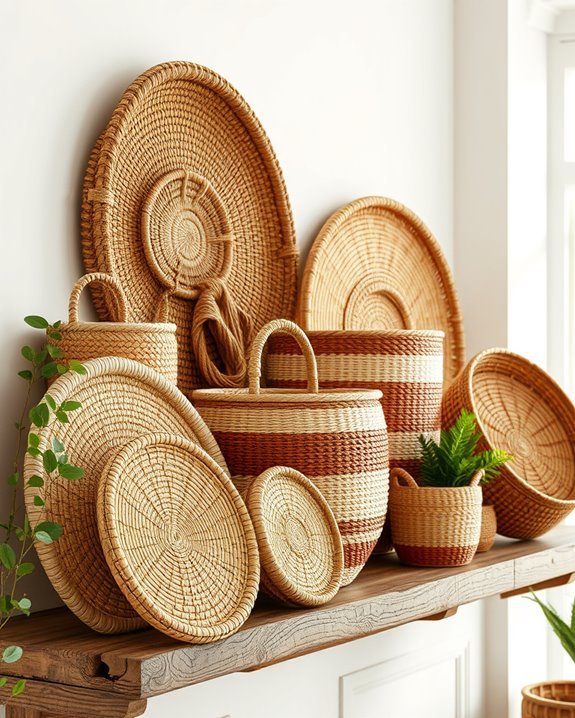 stylish functional woven storage