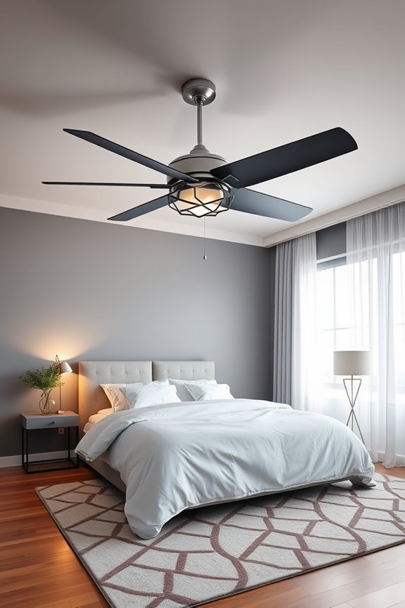 stylish geometric ceiling fans