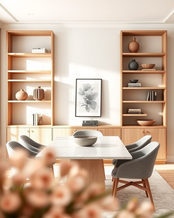 stylish geometric shelving designs
