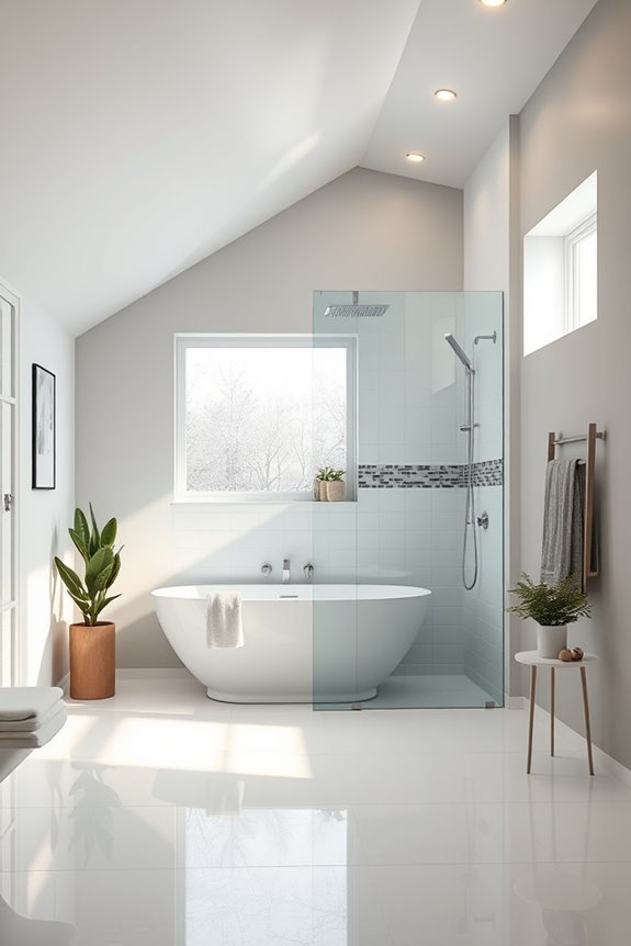 stylish glass partition installation