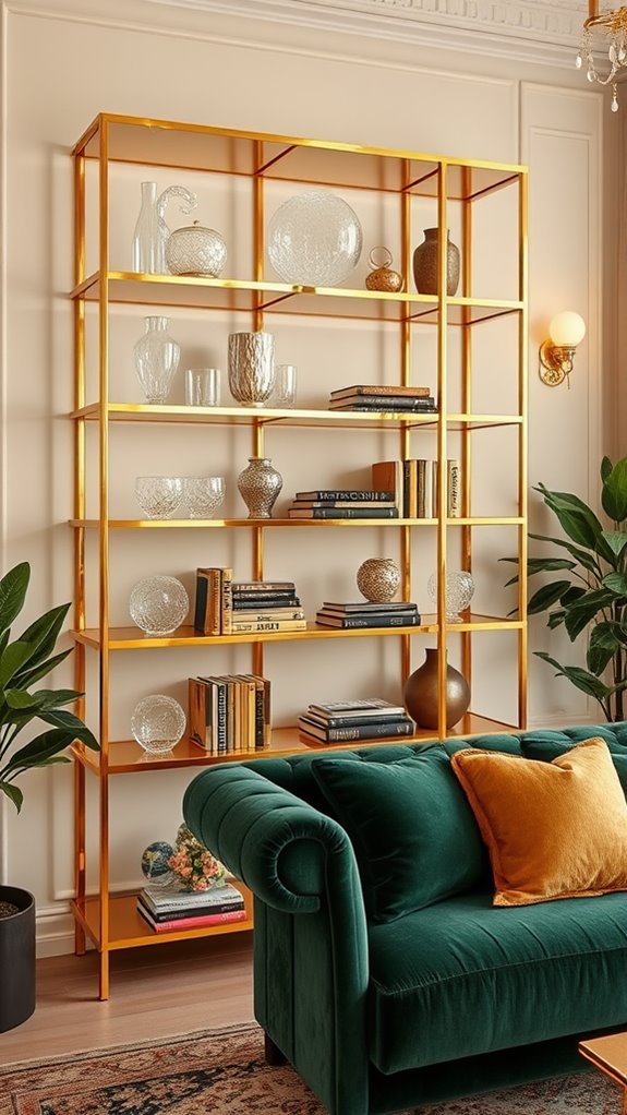 stylish gold storage solutions