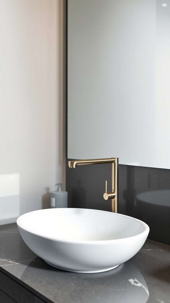 stylish integrated soap dispenser