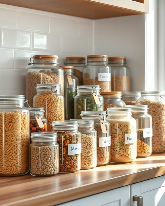 stylish jar organization solution
