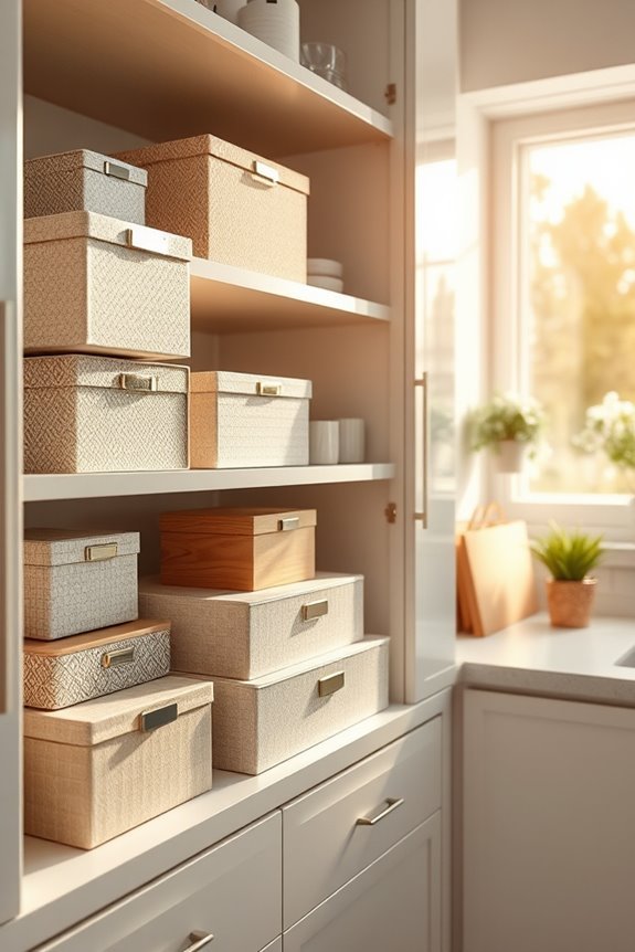 stylish kitchen organization solution