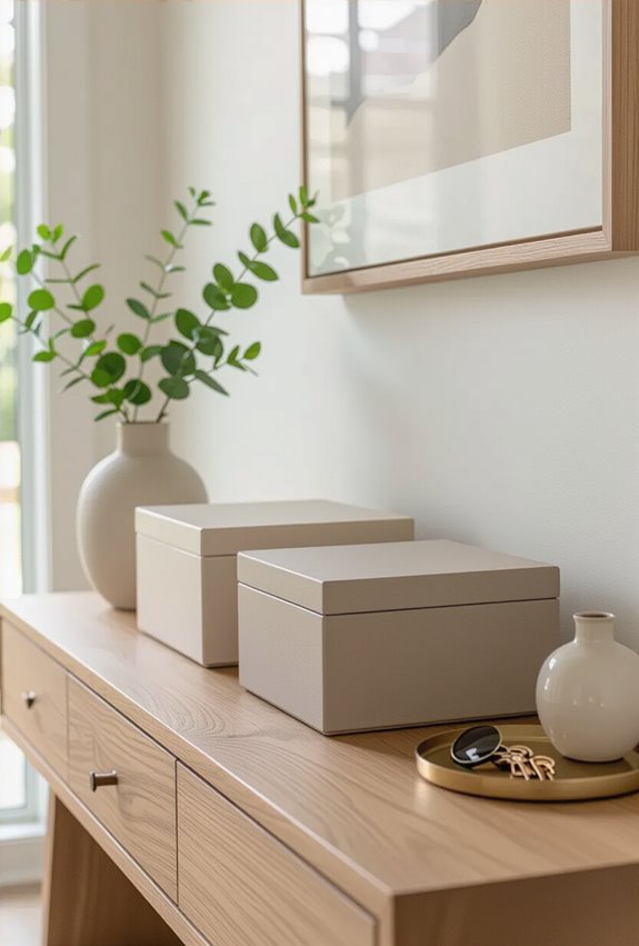 stylish labeled stackable storage