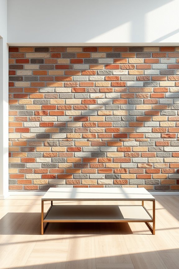 stylish lightweight faux brick panels