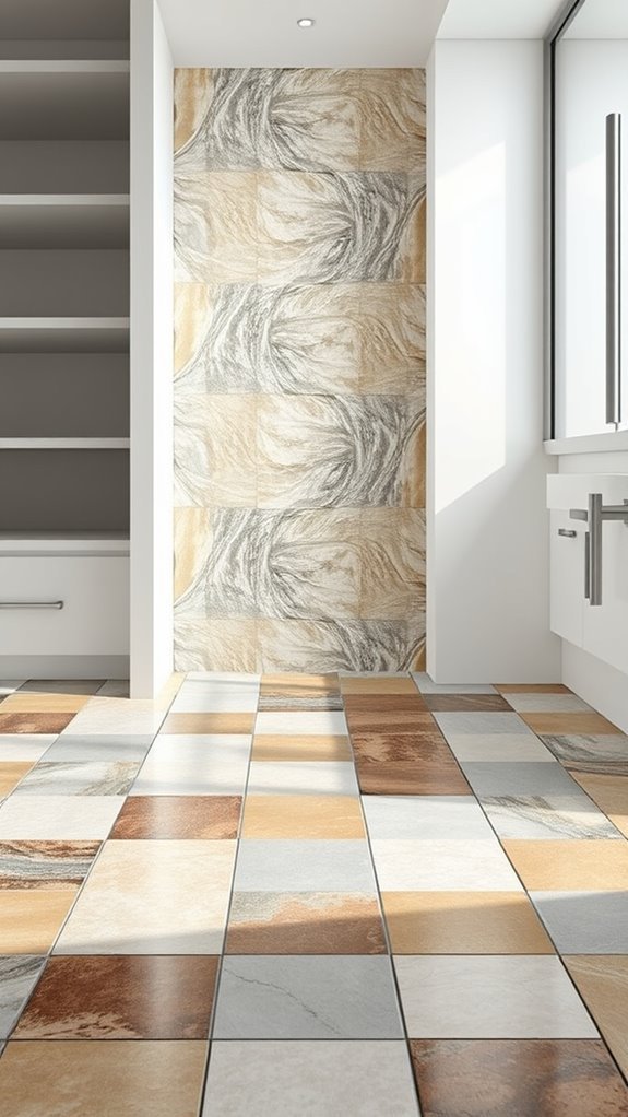 stylish metallic tile enhancements