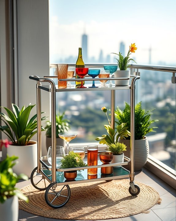 stylish mobile beverage station