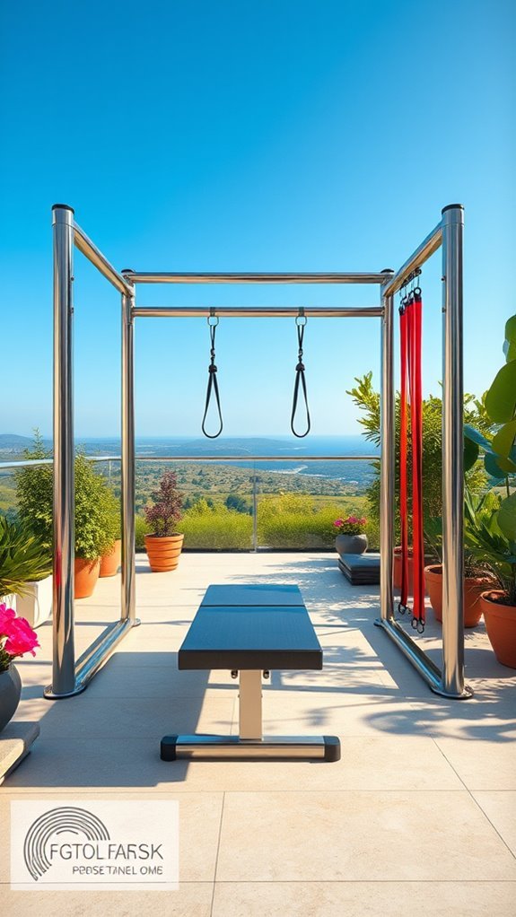 stylish multi functional workout station