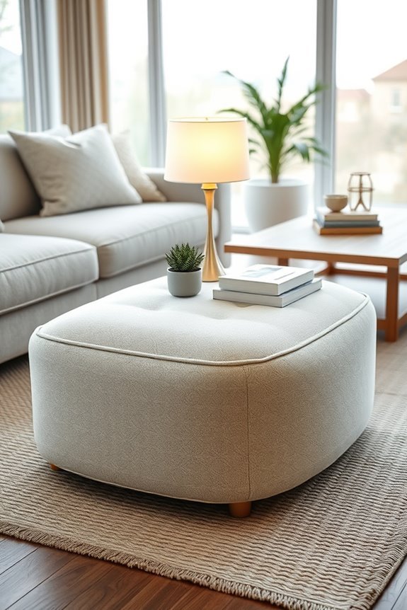 stylish multifunctional ottoman table