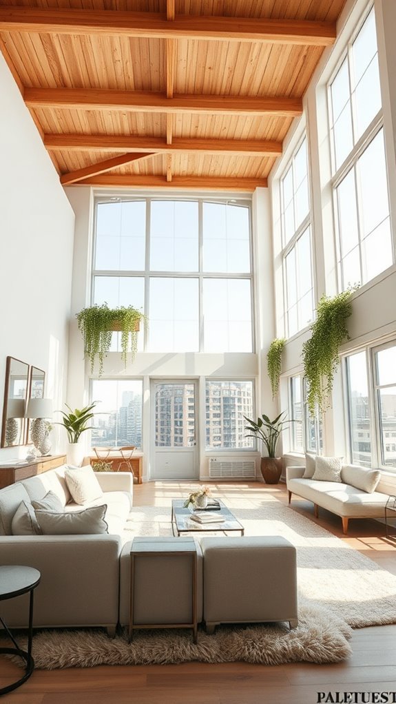 stylish open living space