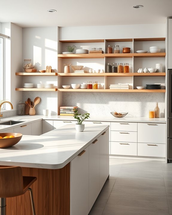 stylish open shelving solutions