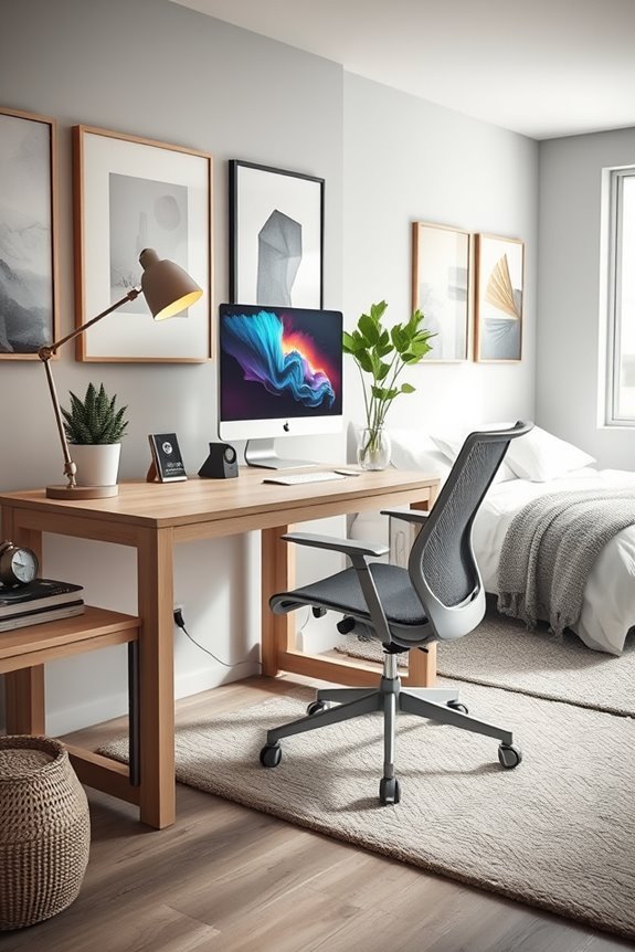 stylish organized workspace transformation