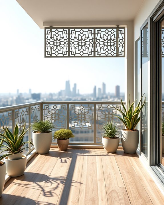 stylish outdoor metal panels