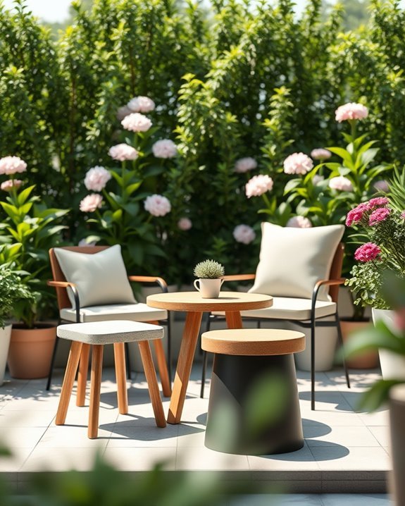 stylish outdoor seating options
