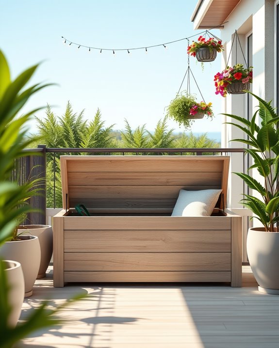 stylish outdoor storage solution