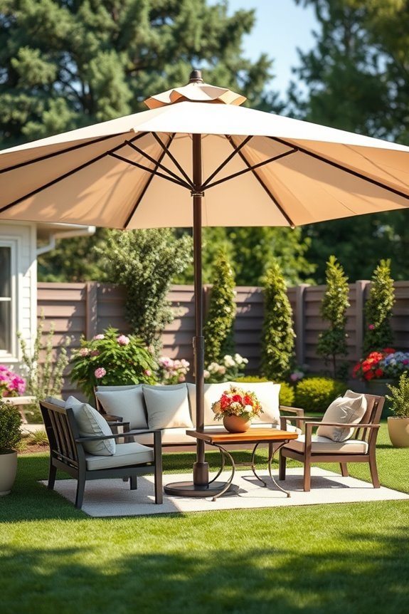 stylish patio umbrella options