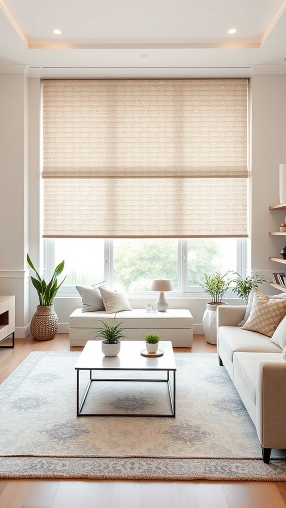 stylish patterned roller shades