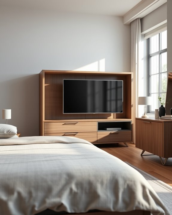 stylish pop up tv furniture