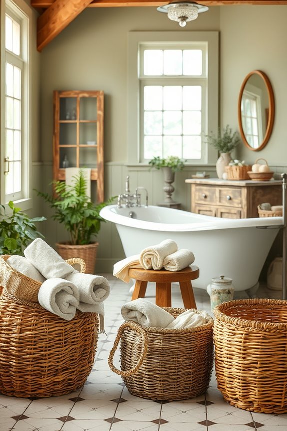 stylish practical woven storage