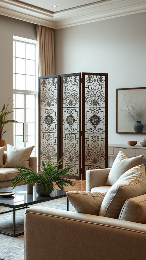 stylish privacy folding screens