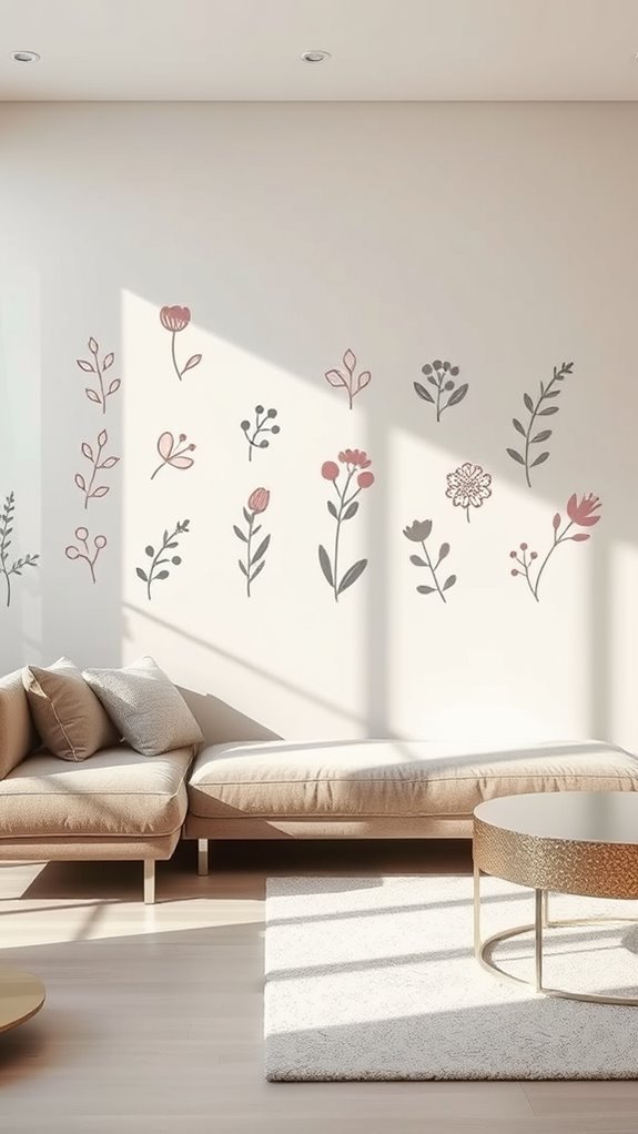 stylish removable wall decals
