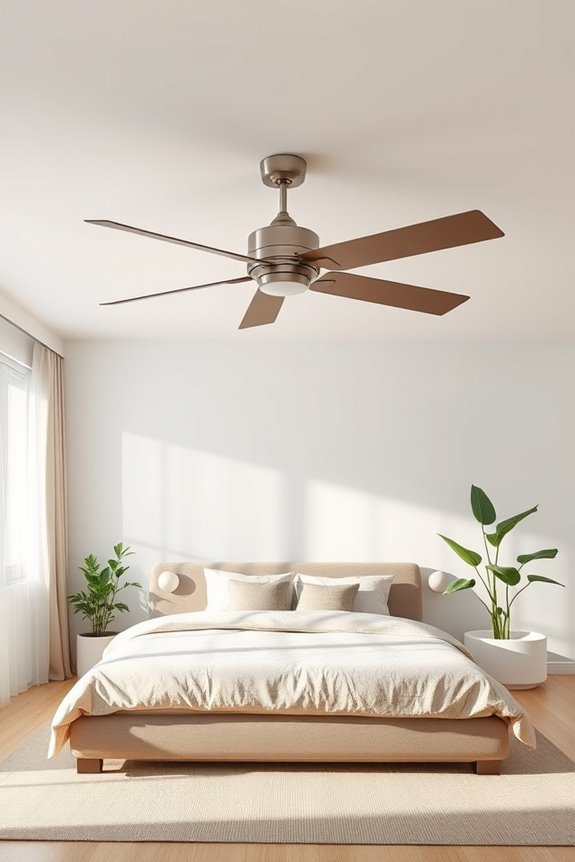 stylish retractable blade fan