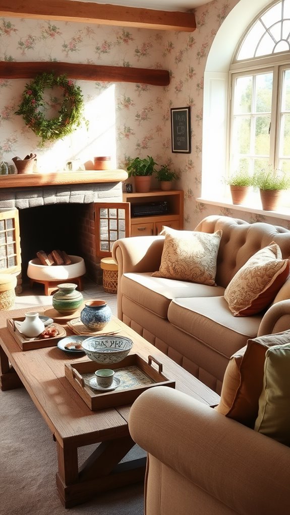 stylish serving with trays