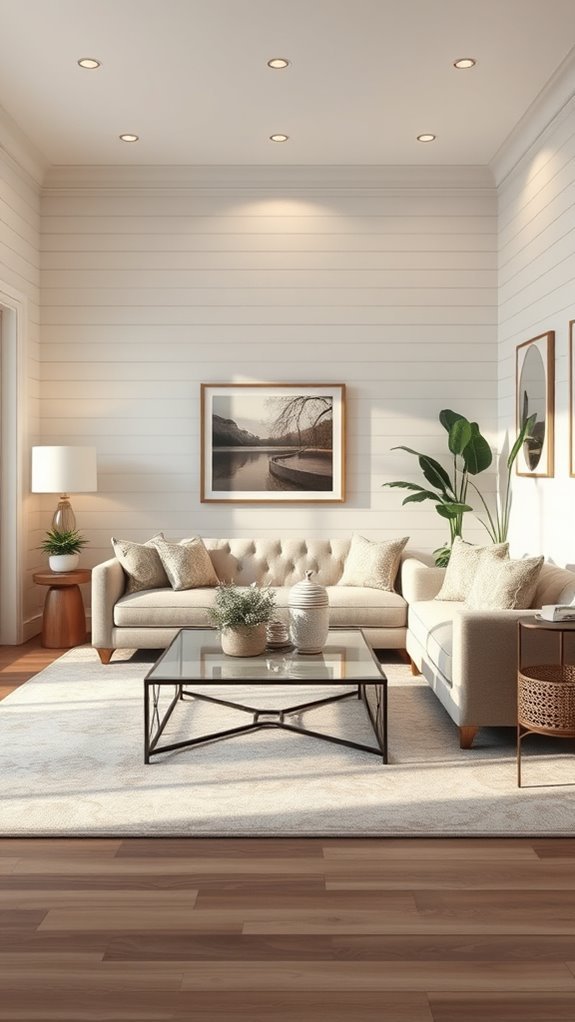 stylish shiplap wall decor