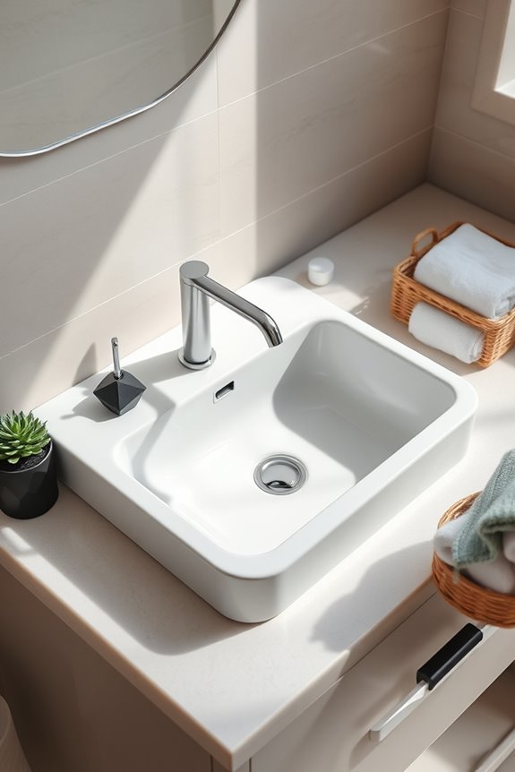 stylish sink accessory ideas