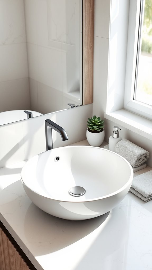stylish sinks and faucets