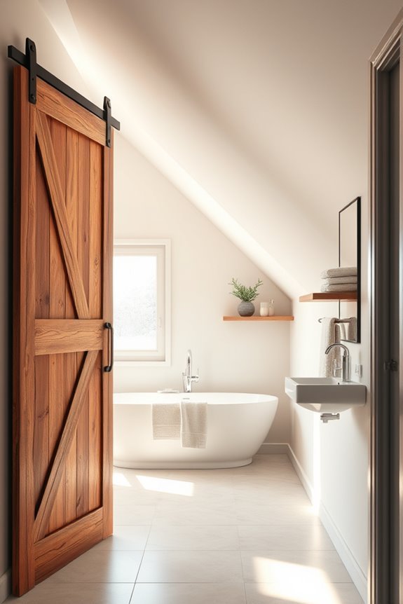 stylish sliding barn door