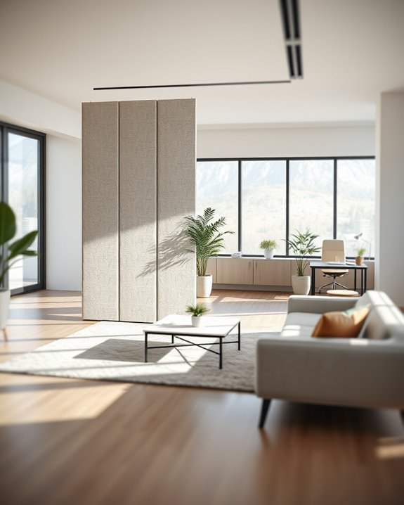stylish sound absorbing dividers