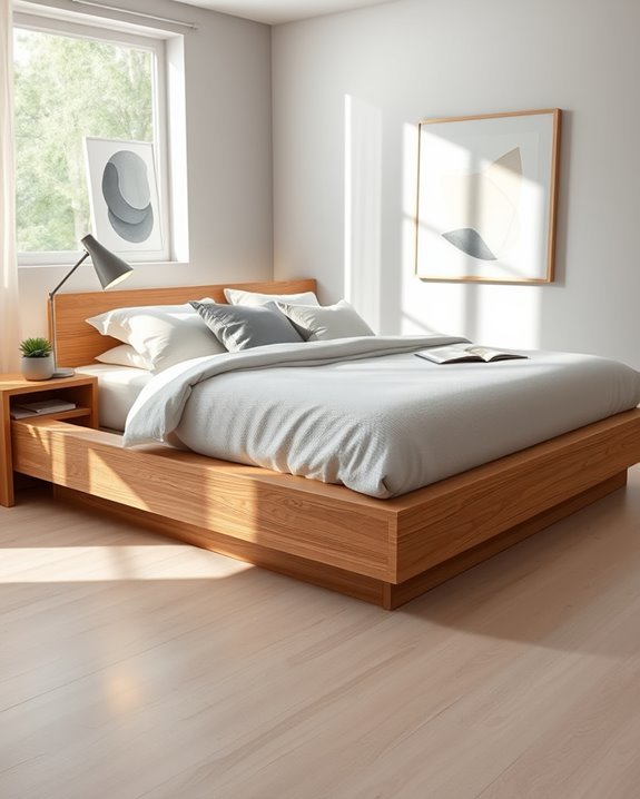 stylish space saving bed design