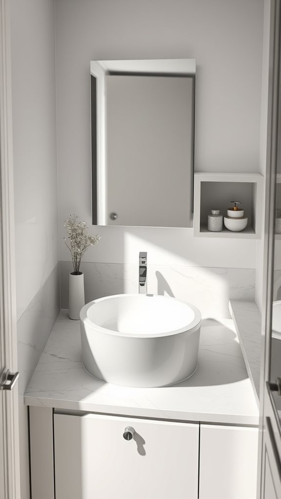 stylish space saving corner sinks