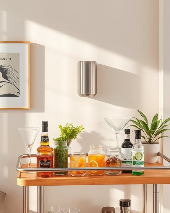 stylish space saving drink mixer