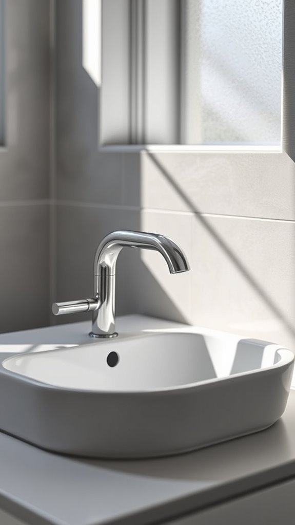 stylish space saving faucet design