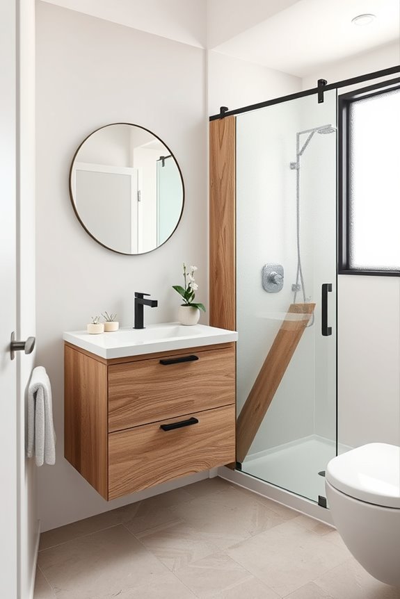 stylish space saving sliding doors