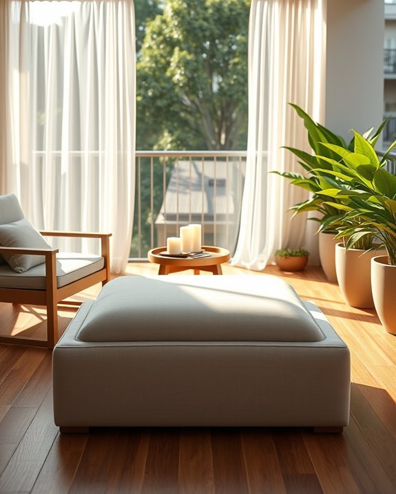 stylish storage ottoman solution