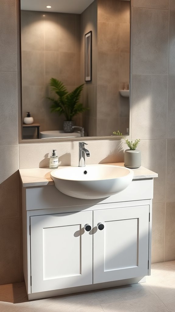 stylish storage sink solutions