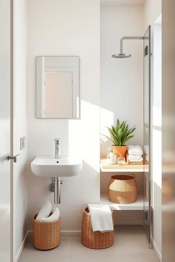stylish storage with baskets