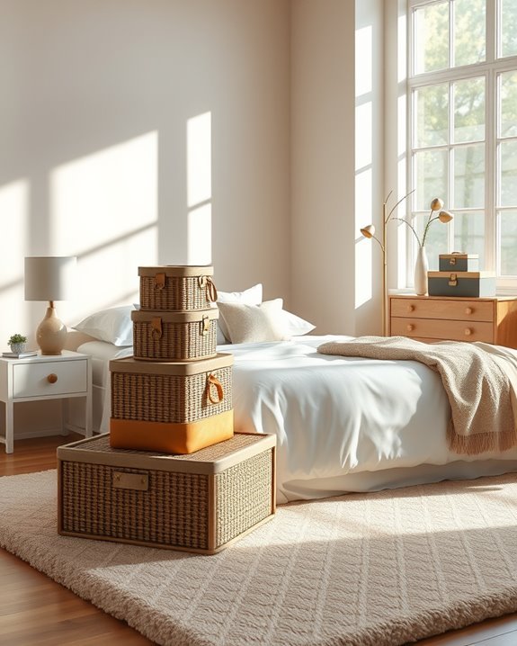 stylish storage with boxes