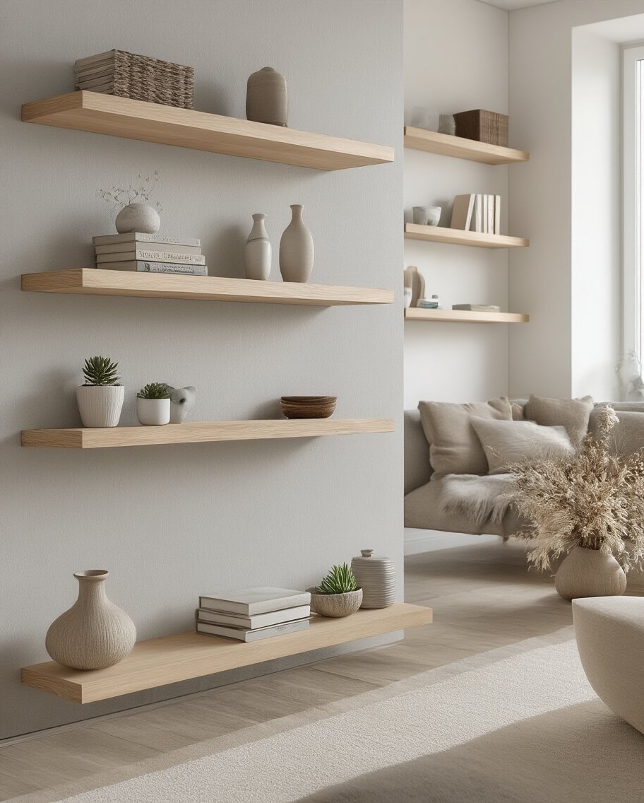 stylish storage with shelves